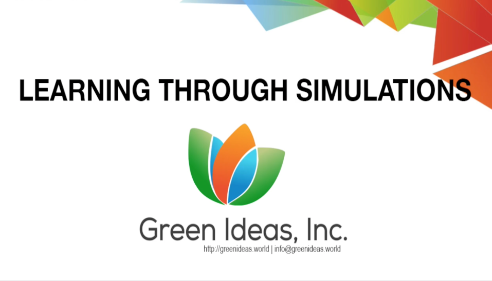 Learning through simulations Logo