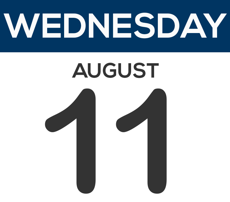 wednesday august 11