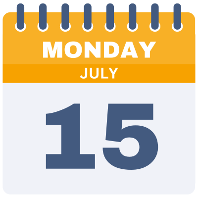 Monday July 15