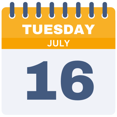Tuesday July 16